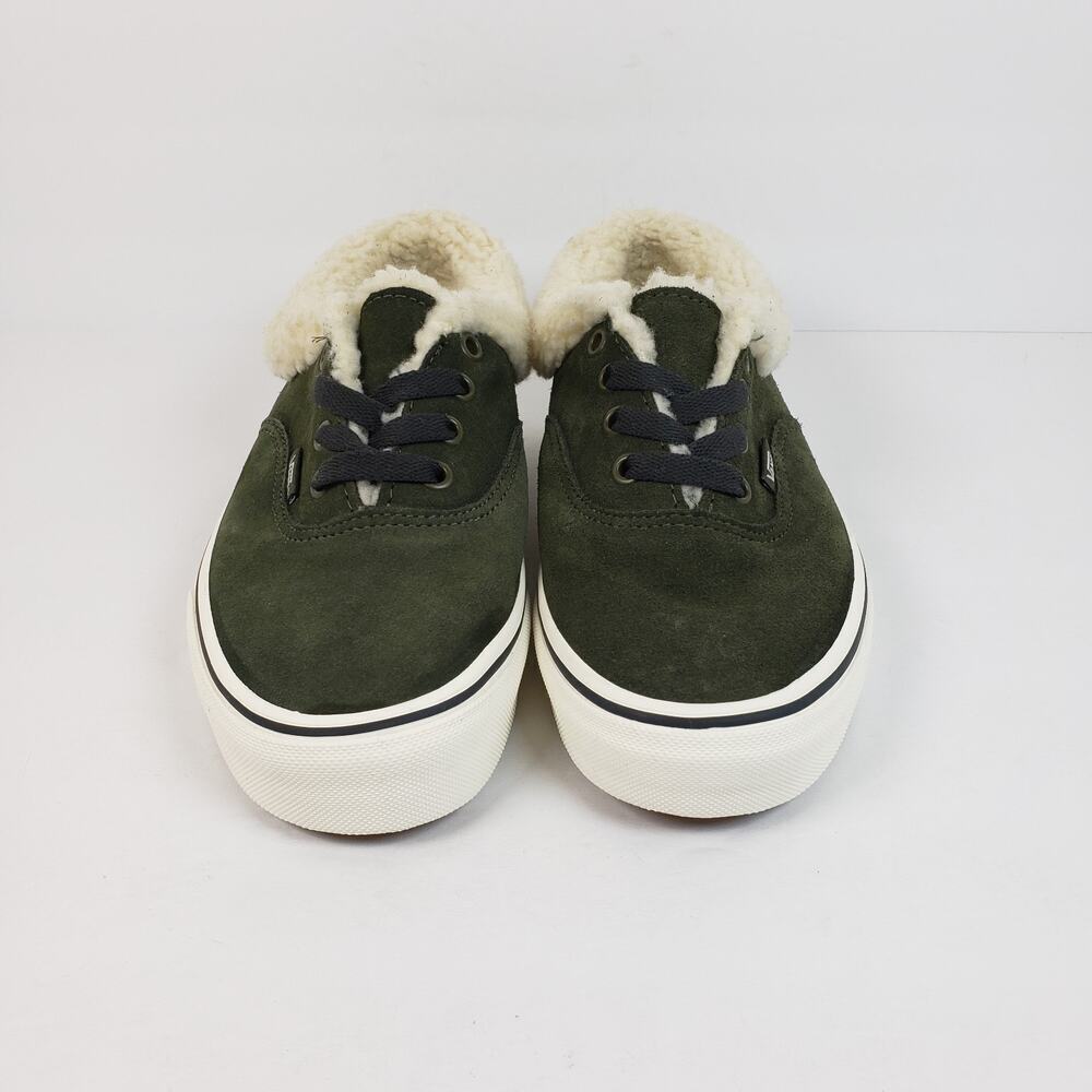 Vans Authentic Sherpa Cozy Hug Womens Sz 5.5 Grape Leaf Suede Low Sneaker Shoes - Picture 5 of 10